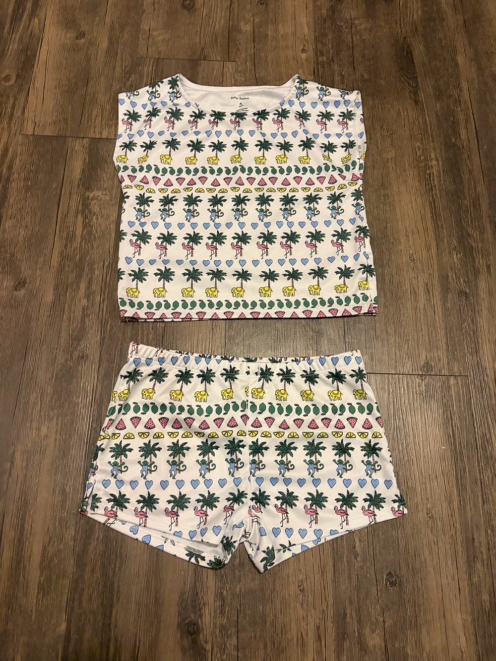 Girls Roller Rabbit Pj Party Pajama Set 6